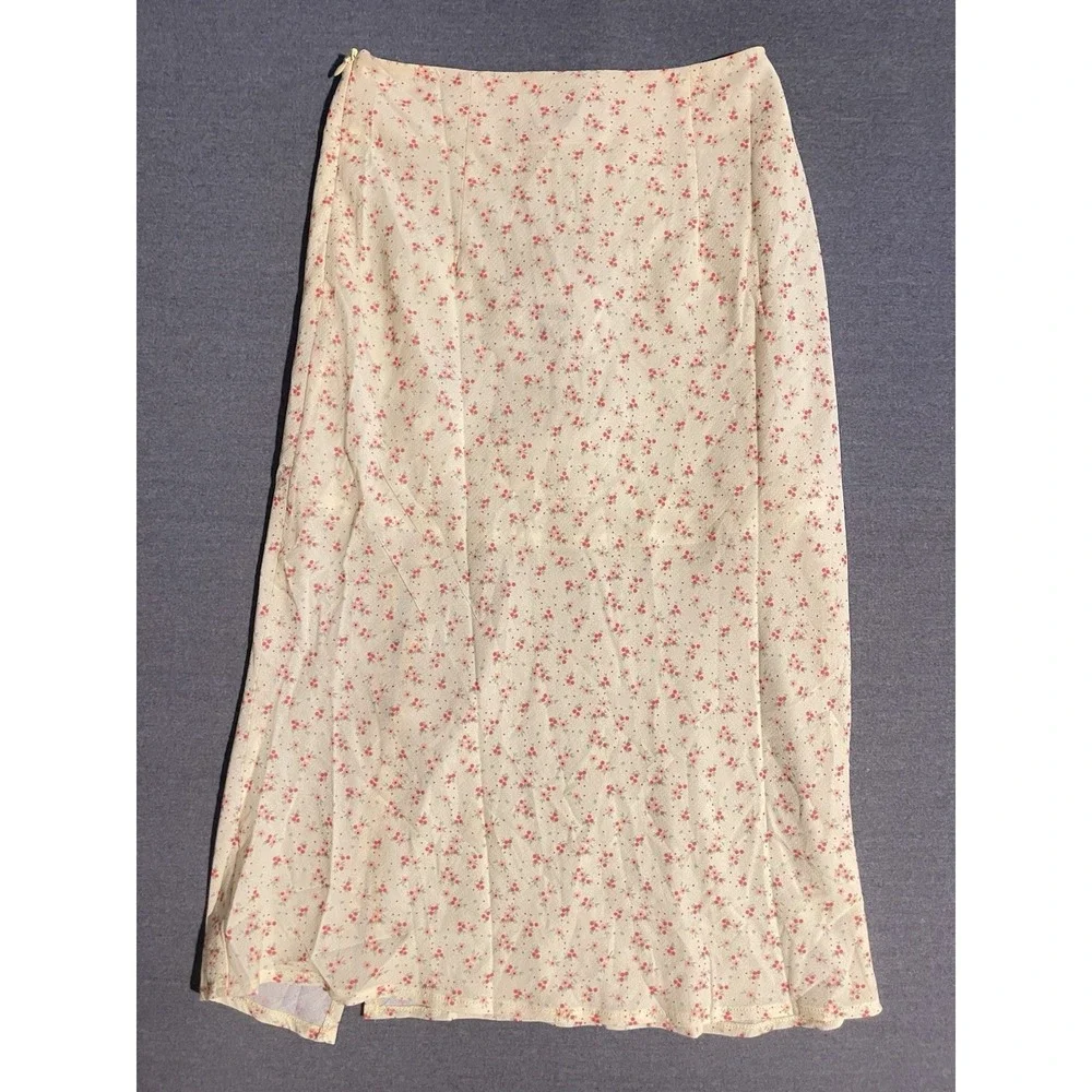 Princess Polly Lily Yellow Floral Maxi Skirt‎ XX New With Tags Cottagecore Boho